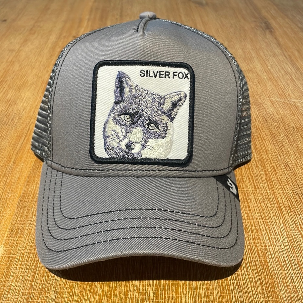 "Silver Fox" Goorin Bros trucker hat